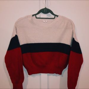 ⭐️Garage Colorblock Crewneck Sweater⭐️